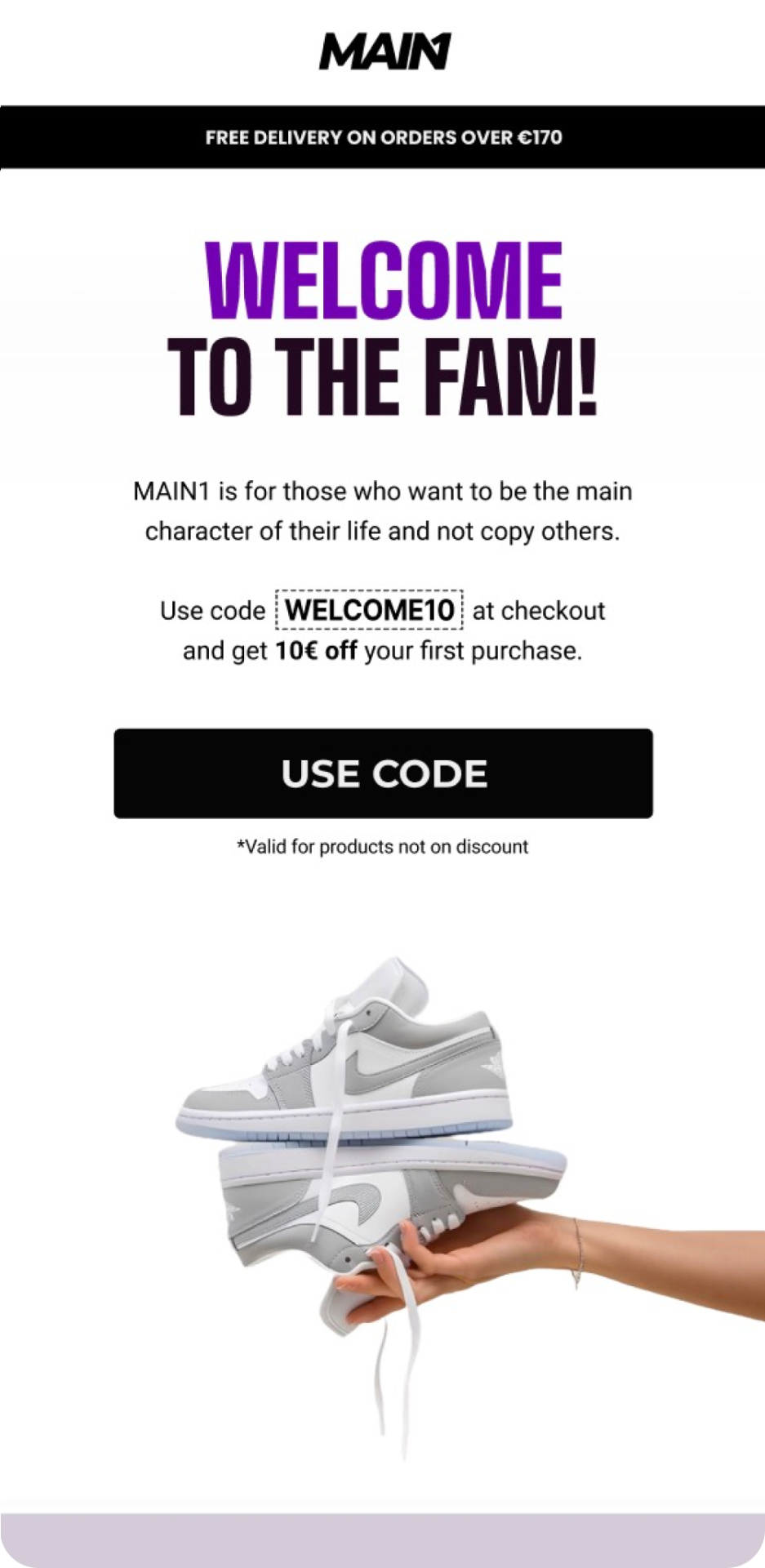 MAIN1 email campaign